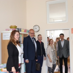 Visit of the Minister of Education