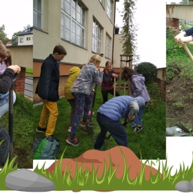 Dešťové zahrádky - 5.B