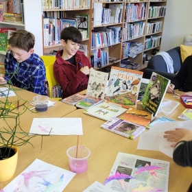 Říjen ve školní knihovně  Fotka 7