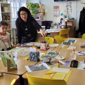 Únorová dílnička v knihovně Fotka 12