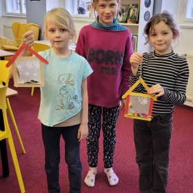 Únorová dílnička v knihovně Fotka 7