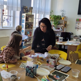 Únorová dílnička v knihovně Fotka 11