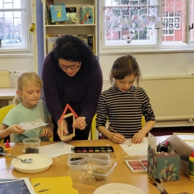 Únorová dílnička v knihovně Fotka 6