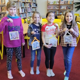 Únorová dílnička v knihovně Fotka 15