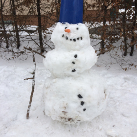 Nejoriginálnější sněhulák - Richard Chižňak (3.C) Fotka 22