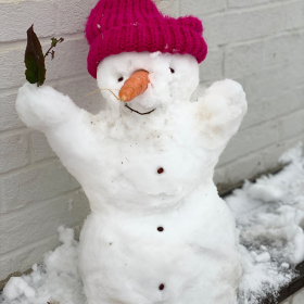 Nejoriginálnější sněhulák - Julie Klištincová (3.C) Fotka 24