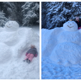 Nejoriginálnější sněhulák - Anděl sněhulák - Eliška Břízová (3.B) Fotka 27