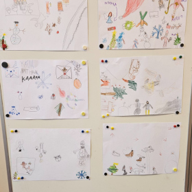 Prosincové dění  - 1.A - Paní zima Fotka 40