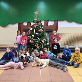 Školní vánoční stromeček Fotka 1