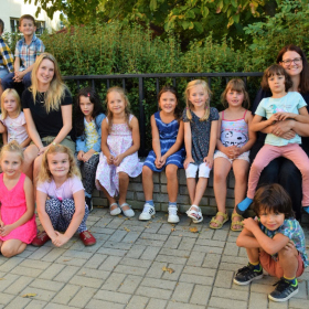 Zahradní setkání 1.A + 1.B Fotka 22